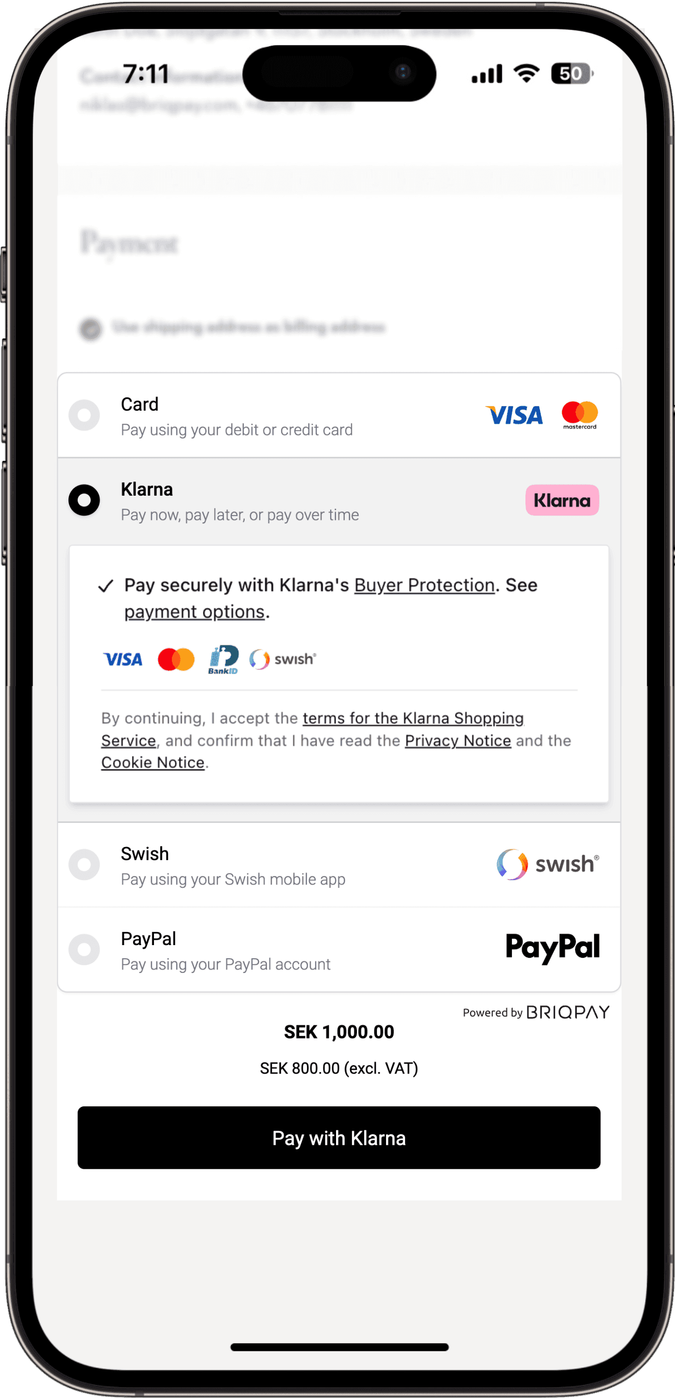 Briqpay Payment Module